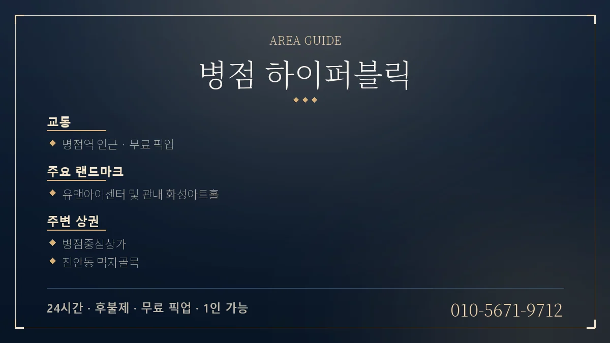 병점 병점역 하이퍼블릭 위치 안내